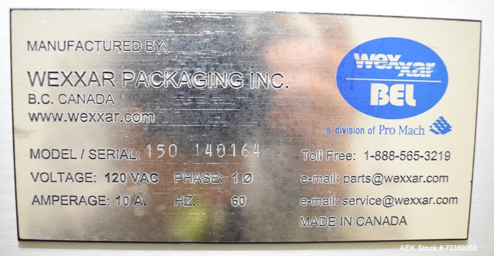 Used Wexxar-Belcor Model 505 Semi-Automatic Case Former / Case Erector with Bel
